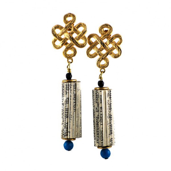 CRIZU_FOLDED _PAPER_JEWELLERY_DESIGN_HAND_MADE_ITALY_EARRING_CHIARA_BLUE