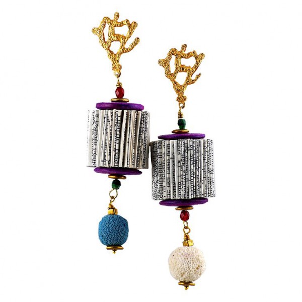 CRIZU_FOLDED _PAPER_JEWELLERY_DESIGN_HAND_MADE_ITALY_EARRING_CELESTE