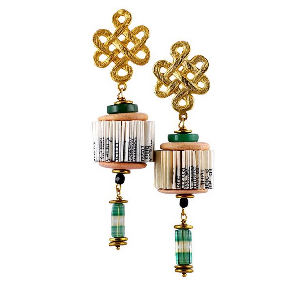 CRIZU_FOLDED _PAPER_JEWELLERY_DESIGN_HAND_MADE_ITALY_EARRING_ELISA