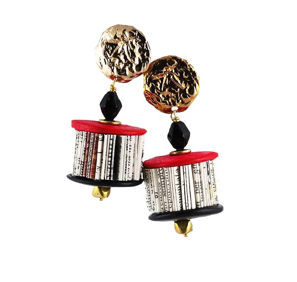 CRIZU_FOLDED_BOOKS_PAPER_EARRING_DESIGN_HAND_MADE_ITALY_ALEXANDRA copy
